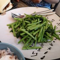 Water spinach at Tianfuzius in Berlin