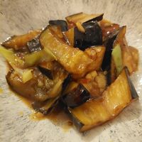 Marinated eggplants at Tianfuzius in Berlin