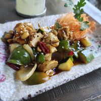 Veganes Gongbao Huhn at Tianfuzius in Berlin