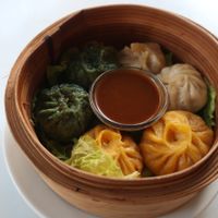 Mixed dim sum from the daily specials menu. at Tianfuzius in Berlin