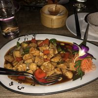 “Chicken” with vegetables  at Tianfuzius in Berlin
