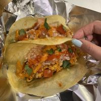 Vegan tofu tacos  at Gusto Taco 구스토 타코 in Seoul