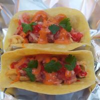 Tofu tacos at Gusto Taco 구스토 타코 in Seoul