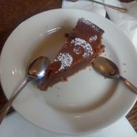 Cheese chocolate cake at Lukemieke in Leuven