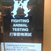 Policy sign 1 at LUSH - Shatin in New Territories