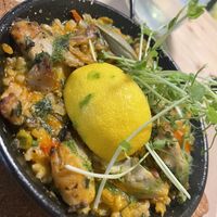 Paella con huera  at Vegetalia - Gotico in Barcelona