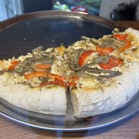 VG pizza   at Vegetalia - Gotico in Barcelona