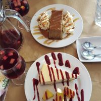 Desserts (not sure if vegan) at Vegetalia - Gotico in Barcelona