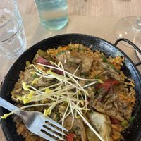 Paella 🥘   at Vegetalia - Gotico in Barcelona
