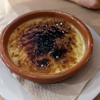 Catalan cream at Vegetalia - Gotico in Barcelona