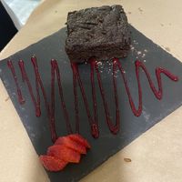 Brownie de chocolate 8/10  at Vegetalia - Gotico in Barcelona