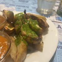 Kartoffeln 🥔 mit Pesto  at Vegetalia - Gotico in Barcelona