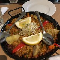 Paella vegana at Vegetalia - Gotico in Barcelona