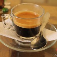 Expresso at United Falafel Organization in Vilcabamba