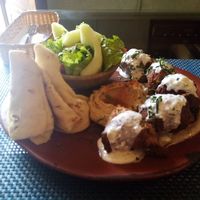 Falafel at United Falafel Organization in Vilcabamba