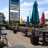 Outdoor seating at The Kasbah in Niagara Falls