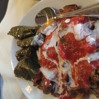 eggplant casserole and sarma at The Kasbah in Niagara Falls