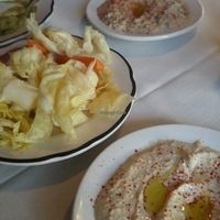 hummus and baba ganoush at The Kasbah in Niagara Falls