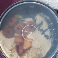 Falafel entree take out at The Kasbah in Niagara Falls