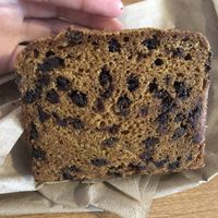 Vegan Pumpkin Loaf at Mahtay Cafe in St Catharines