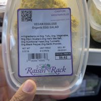 Vegan to-go egg salad  at Raisin Rack Natural Food Market in Westerville