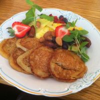 Vegan pancakes at Nadzieja JE SUS in Poznan