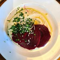 Beetroot and fresh hummus, just great 🌱😊👍 at Nadzieja JE SUS in Poznan