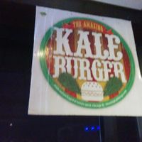Hailing the Ksle at Amazing Kale Burger in Evanston