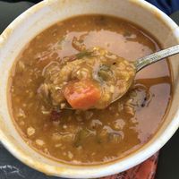 Vegan lentil soup  at Odie's Deli in Soldotna