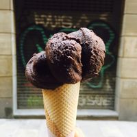 Best gelato ever!!! at Heladeria Gocce di Latte in Barcelona