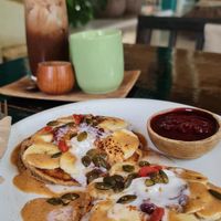 Protein pancakes  #Veganuary at Karma Kafe in Koh Phangan