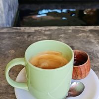 Coffee with the Koi at Karma Kafe in Koh Phangan