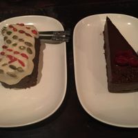 Silly Rabbit carrot cake & Raw Chocolate Pie at Karma Kafe in Koh Phangan