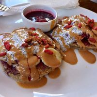 Protein pancakes at Karma Kafe in Koh Phangan