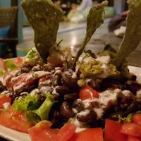 Salad with nachos  at Karma Kafe in Koh Phangan