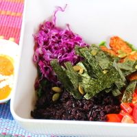 I think the name of this bowl was California. It was too small. at Karma Kafe in Koh Phangan