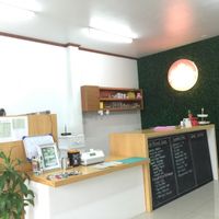 counter at Juice Queen in Koh Samui