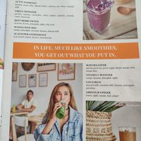 Menu at Juice Queen in Koh Samui