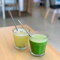 Freshly pressed juices  at Juice Queen in Koh Samui