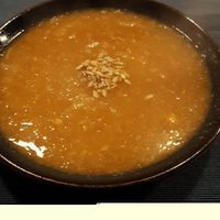 sopa de cebola at Lupin Restaurante Vegetariano in Porto