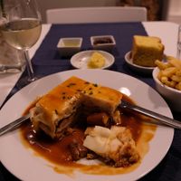 Francesinha - interior at Lupin Restaurante Vegetariano in Porto