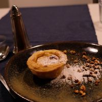 Pastel de nata at Lupin Restaurante Vegetariano in Porto