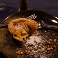 Pastel de Nata - interior at Lupin Restaurante Vegetariano in Porto