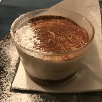 Oh my how divine! Tiramisu like a cloud from heaven. So light and fluffy and just sweet enough.  at Lupin Restaurante Vegetariano in Porto