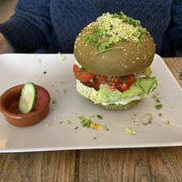 Seaweed soy burger (Japanese taste)  at Burgerlijk in Maastricht