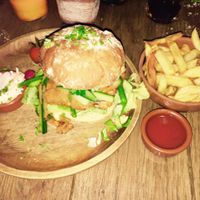 Tempeh burger at Burgerlijk in Maastricht