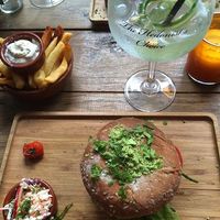 vegan burger  at Burgerlijk in Maastricht