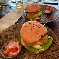 Tempehburger  at Burgerlijk in Maastricht