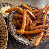 Sweet potato friess  at Burgerlijk in Maastricht
