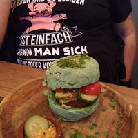 tempeh burger at Burgerlijk in Maastricht